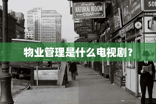 物业管理是什么电视剧？