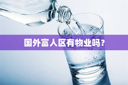 国外富人区有物业吗？