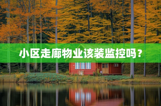 小区走廊物业该装监控吗？