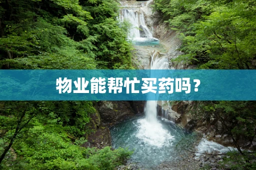 物业能帮忙买药吗？