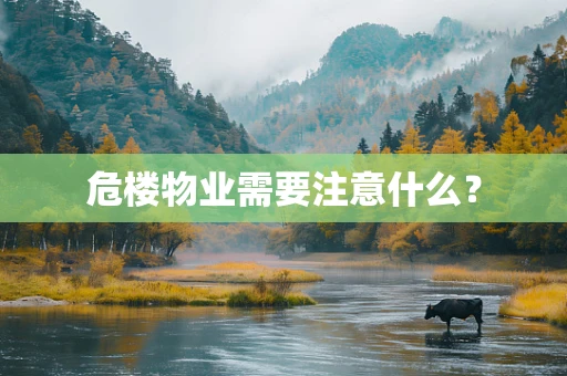 危楼物业需要注意什么？