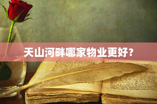 天山河畔哪家物业更好？