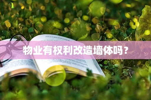 物业有权利改造墙体吗？
