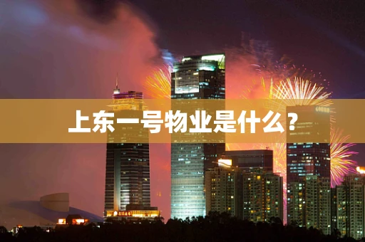 上东一号物业是什么？
