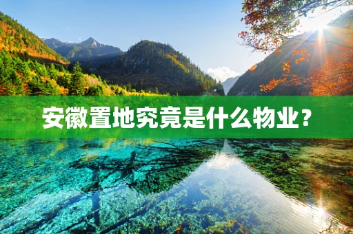 安徽置地究竟是什么物业？