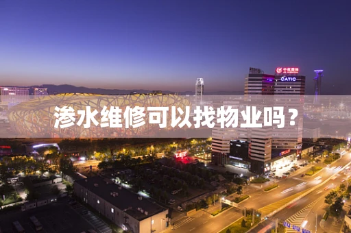 渗水维修可以找物业吗？