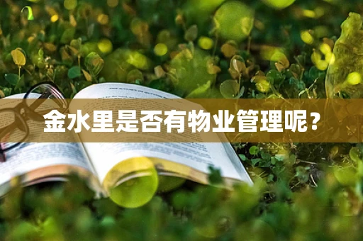 金水里是否有物业管理呢？