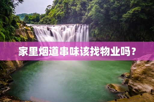 家里烟道串味该找物业吗？