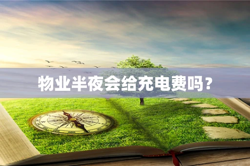 物业半夜会给充电费吗？