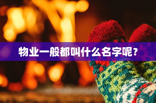 物业一般都叫什么名字呢？