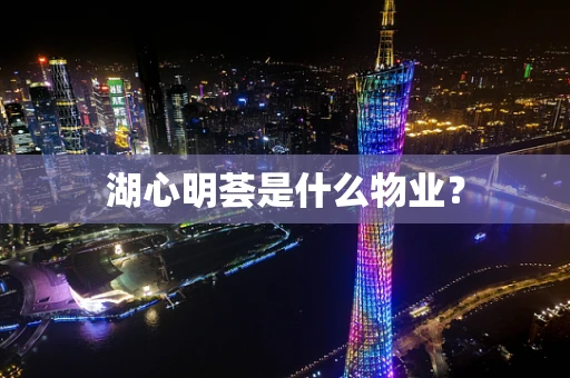 湖心明荟是什么物业？