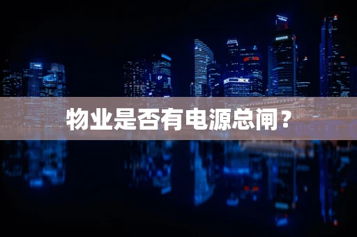 物业是否有电源总闸？