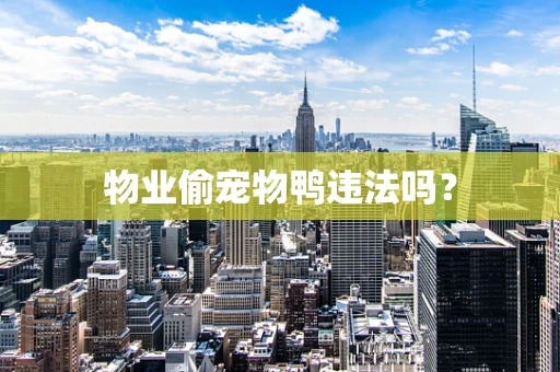 物业偷宠物鸭违法吗？