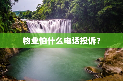 物业怕什么电话投诉？