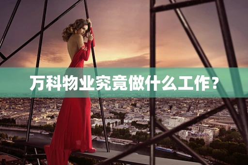 万科物业究竟做什么工作？