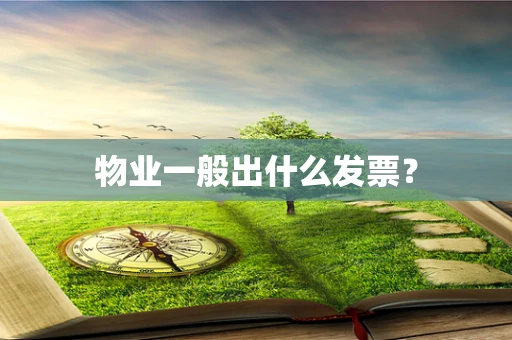 物业一般出什么发票？