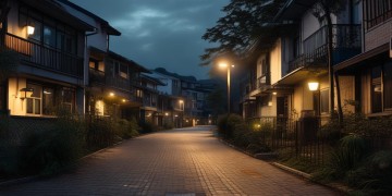 物业小区路灯会整夜开着吗？