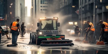 物业冲刷路面需要用到什么设备？