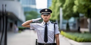 物业保安行军礼合法吗？