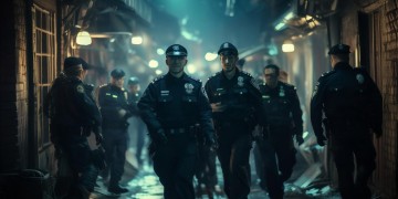 物业警察突击抓人，这算违法吗？