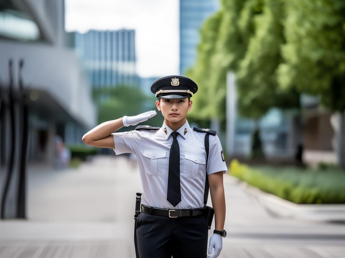物业保安行军礼合法吗？